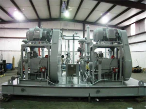 Water injection pump package